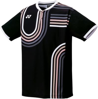 YONEX Игровая мужская футболка черного цвета, (007)