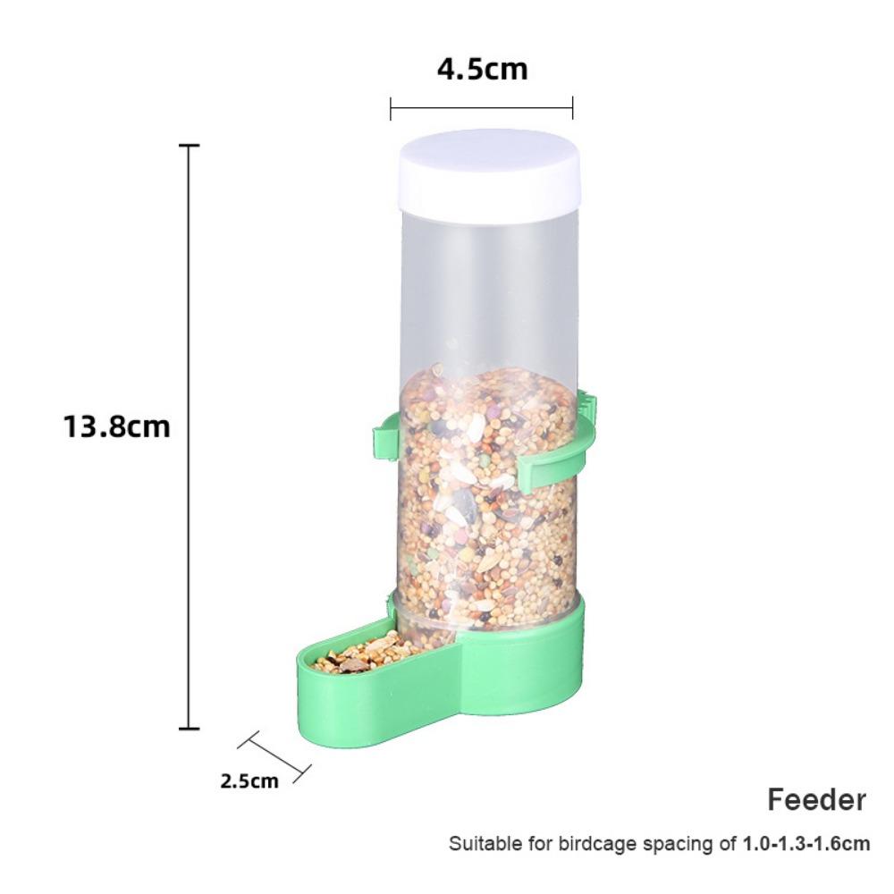 Plastic Bird Automatic Drinker Automati Parrots Feeder Waterer Bird Water Dispenser  Parrots