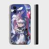 ROCCIA Чехол для телефона с аниме-игрой W-Wuthering Waves Для IPhone 17 Air 16 15 14 13 Pro Max 11 12 Черный силиконовый чехол