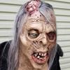 Melting Face Scary Zombies Mask Adult Full Face Head Latex Mask Horror Halloween Cosplay Mask Masquerade Mask