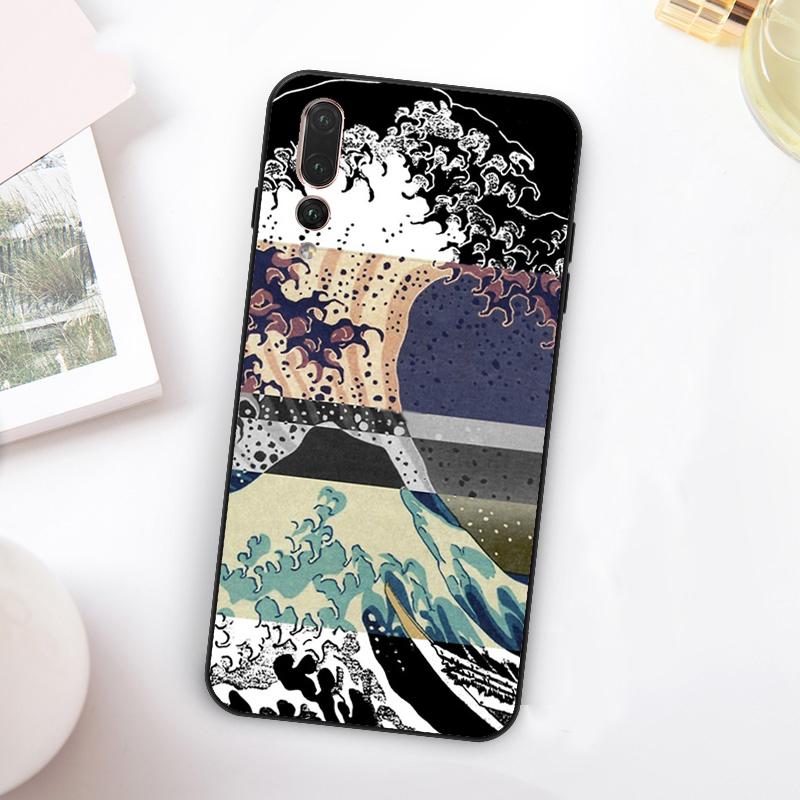 Чехол «Великая волна Канагавы» для Huawei Nova Y73 Y72 Y90 Y70 Y60 Y91 Y61 12s 12i 11i 8i 9 10 SE P60 P30 Pro P40 Lite