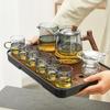 Thickened Glass Teapot Set with High-Temperature Resistant Infuser for Flower Tea