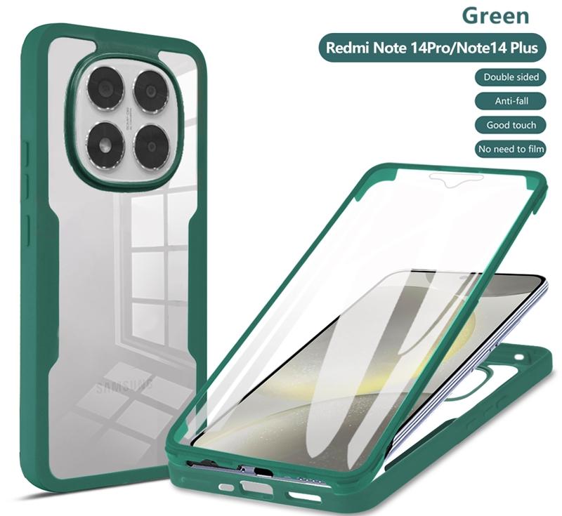 Для POCO X7 5G Чехол Противоударный 360° Двусторонний Полный Чехол для Корпуса Для Xiaomi POCOX7 Poko Little X7 X 7 Силиконовый Чехол