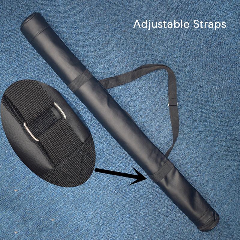 1/2 коробка для стержней из искусственной кожи, сумка для хранения снукера, бильярдного кия, сумки для кия, складные сумки