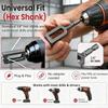 Xiaomi For Electric Drill Twist Sleeve Duty Drill Wire Twister Tool For 9 And 11 Fence Wire Tying Drill Chuck Chain Link Fence Twister