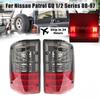 Car LED Rear Tail Light Brake Lamps For Nissan Patrol GQ 1988-1997 Series 1 2 26555-05J00 Rear Brake Signal Lights Accessories