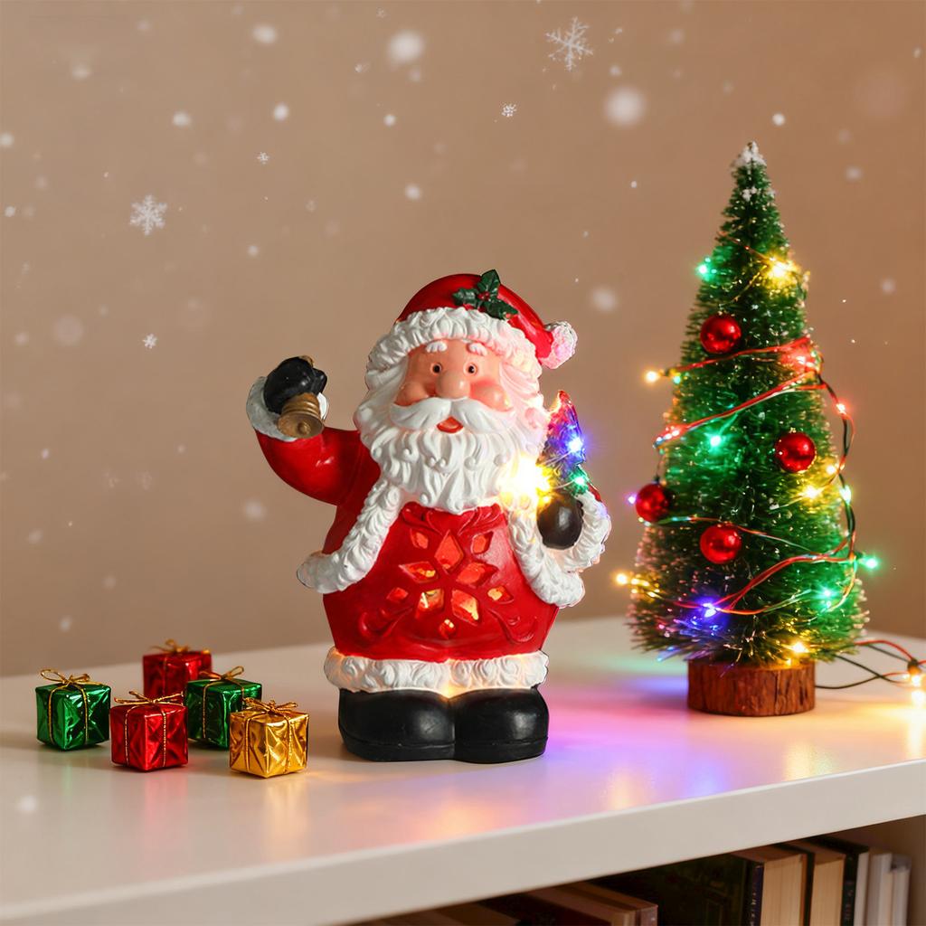 Светящийся пряничный домик с подсветкой - Анимированное рождественское украшение для праздничной экспозиции в помещении