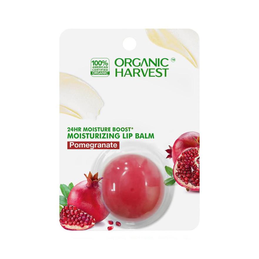 Moisturizing Lip Balm Pomegranate (8 G), Moisturizing Lip Balm Pomegranate, Organic Harvest