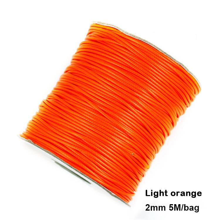 Разноцветные вощеные хлопковые шнуры для макраме, ювелирные бусины, изготовление ювелирных изделий своими руками