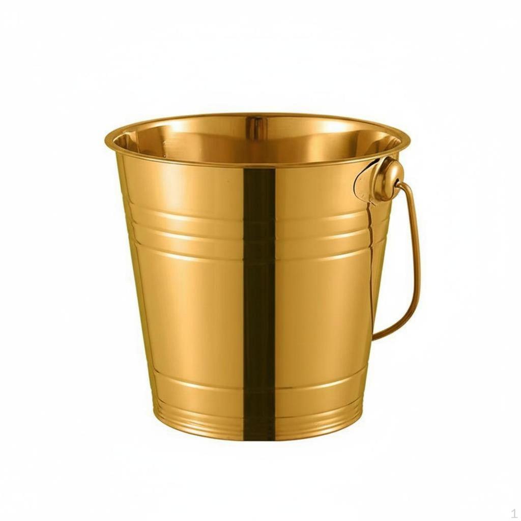 Ice Bucket RustResistant Stainless Steel Easy to Drink Chiller Bottle for