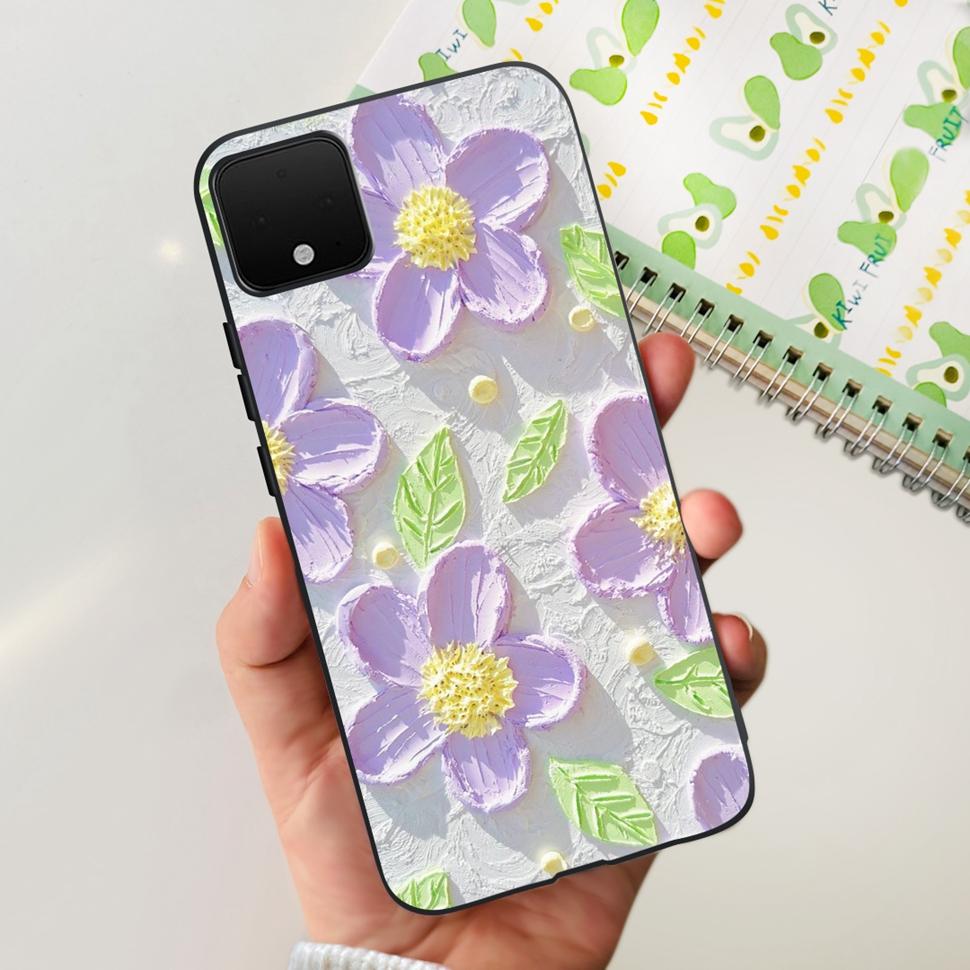 For Google Pixel 4 XL Case G020P G020 Fashion Painted Cover Soft Silicone Phone Casing For Google Pixel4 XL Back Cover Bumper