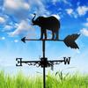 3D Animal Metal Weathervane Wind Direction Indicator Iron Art Ideal Gifts Easy Installation