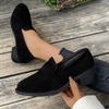 Женская весенне-осенняя обувь большого размера, туфли-лодочки с острым носком, повседневные, на толстой подошве, увеличивающие рост