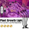 Светодиодные фитолампы полного спектра УФ-лампы для выращивания растений, регулируемая светодиодная лампа для гидропоники, фитосветильник для тепличных семян цветов