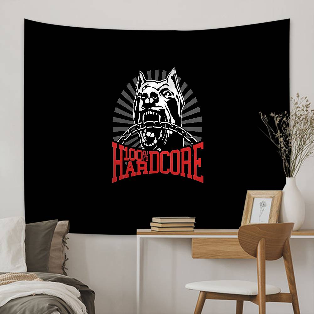 Bone Gabber 100 Colorful Bohemian Wall Tapestry Mandala Dog Theme Decorative Wall Hanging Sheets for Home Decoration