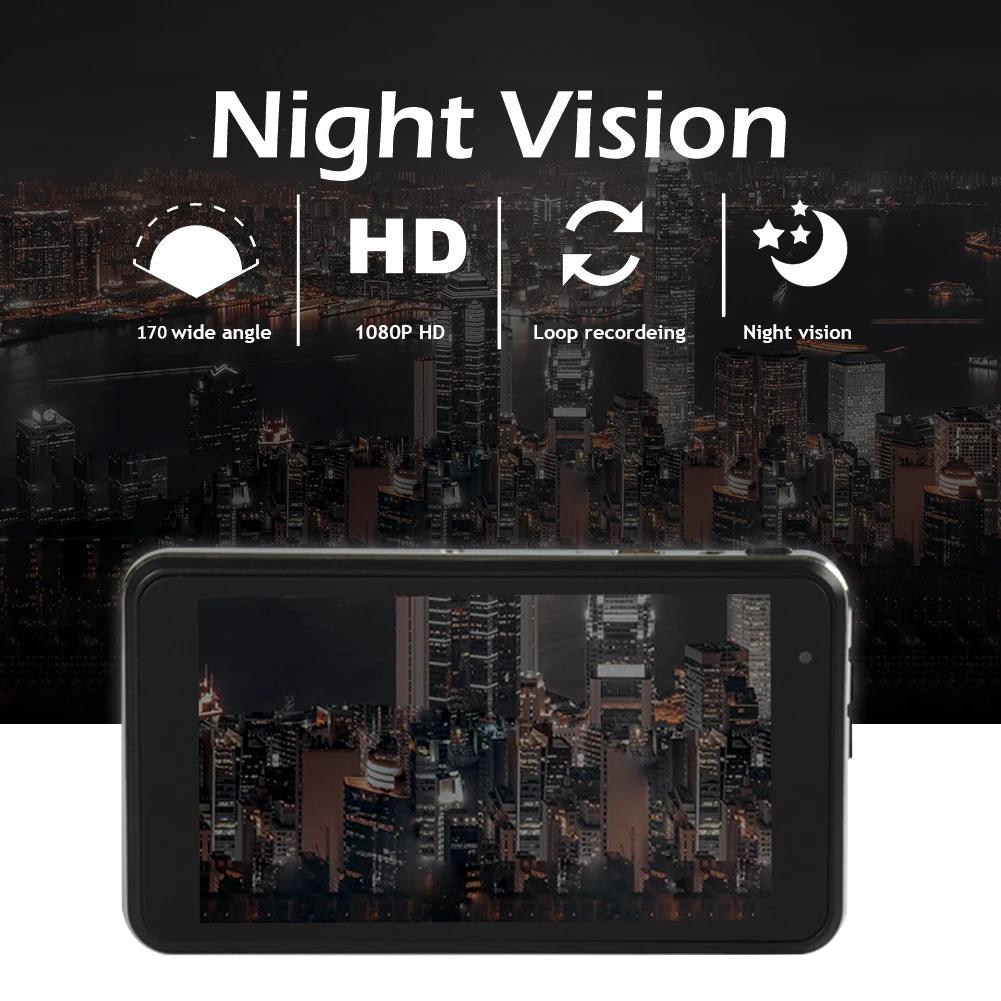 4-inch Dashcam, Dual-lens Touchscreen, 1080P HD Night Vision Car DVR