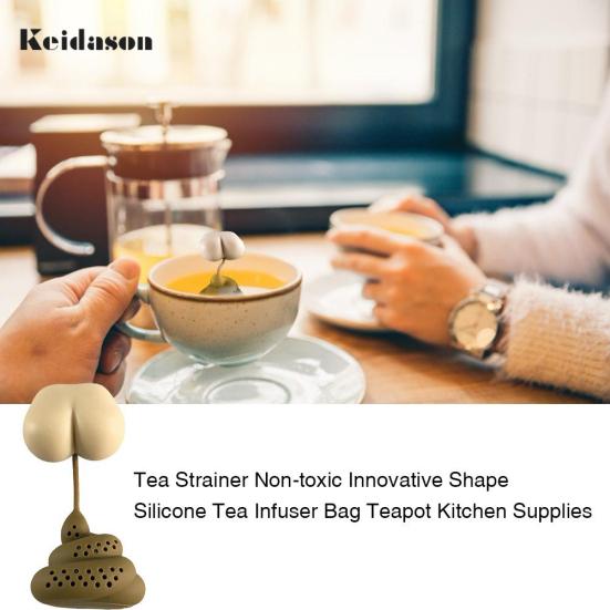 Фигурное чайное ситечко из силикона