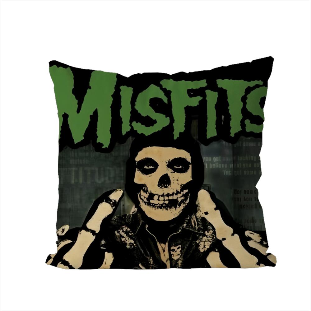 Band The MMisfits Pillow Case For Car Sofa Decorative Home Doublesided Print Plush Square Throw Pillow Cushion Cover