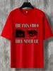 Navy Unisexs Tee The Eyes Chico Quote Graphic Print Crew Neck Cotton Short Sleeve Fashion Male Street Summer Soft Daily Casual Wear