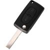 Key Shell for Peugeot 207 307 308 3008 5008 807 Expert Partner C2 C3 C4 C8 Berlingo Jumpy - CE0523 - 2 Buttons Phonillico®