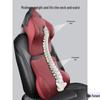 Aviation-Grade Memory Foam Car Neck and Lumbar Support Pillow