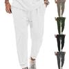Мужские свободные повседневные спортивные брюки Мужские повседневные брюки большого размера с завязками