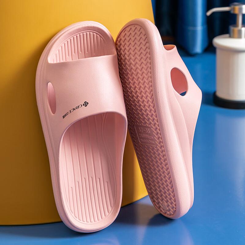 Grace Summer Couple Shower & Home Slippers