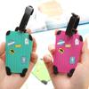 Novelty Strong Luggage Tag Silicone Letter Suitcase Name Address Id Tag Holiday