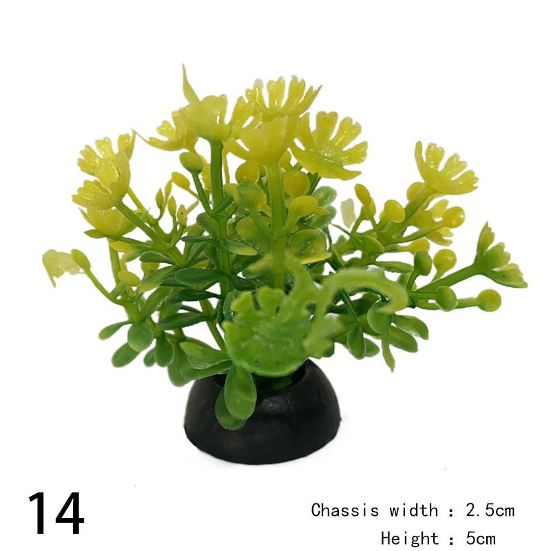 Artificial Plants Fish Tank Decoration Aquarium Decorative Ornaments Simulation Water Weeds Leaves Grass Plant Accessories