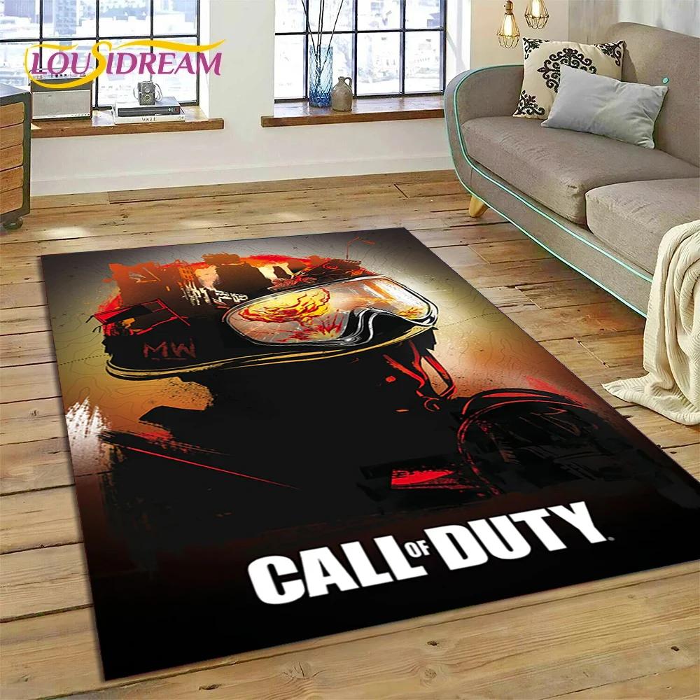 Ковер Call of Duty War Game Gamer COD для Спальни Гостиной Домашнего Дивана, Большой Декоративный Коврик для Пола Игровой для Детей, Подарок