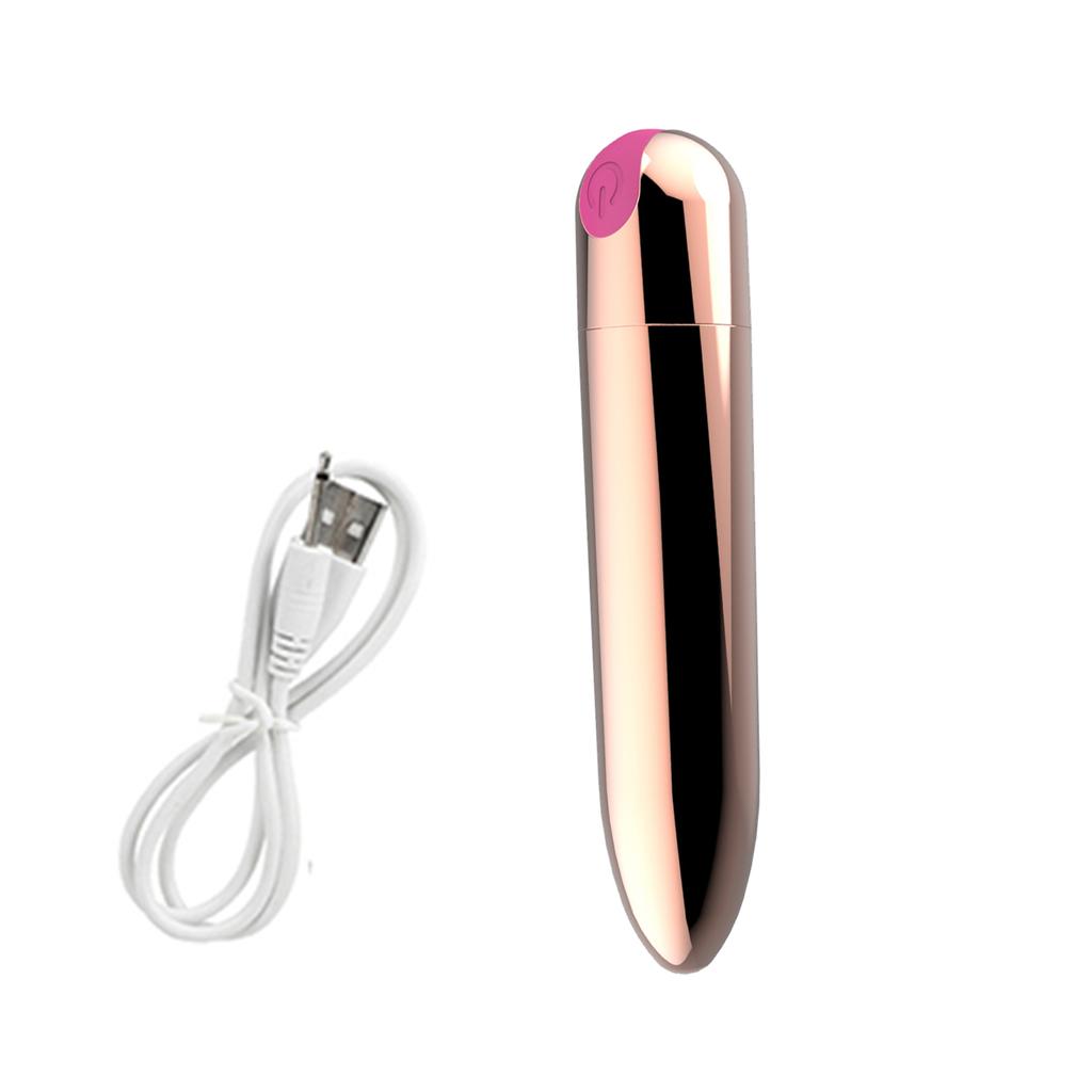 Bullet Vibrator Mini Rechargeable Vibrador Body Massager 10 Pattern Vibration Adult Sex Toy Female Masturbator for Man