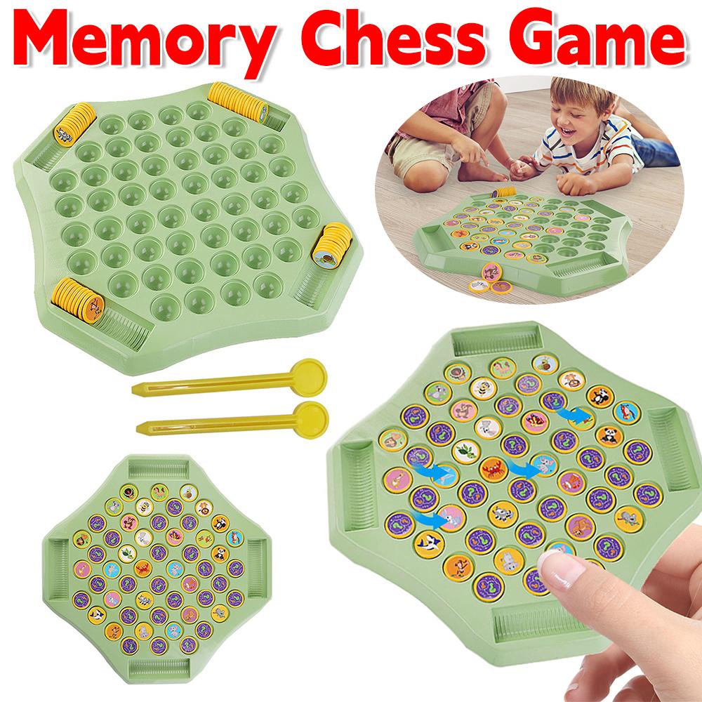 Flip Chess Classic Strategy Board Game Learning Memory Matching Chess Game Flip To Win Memory Game Party Toy for Family