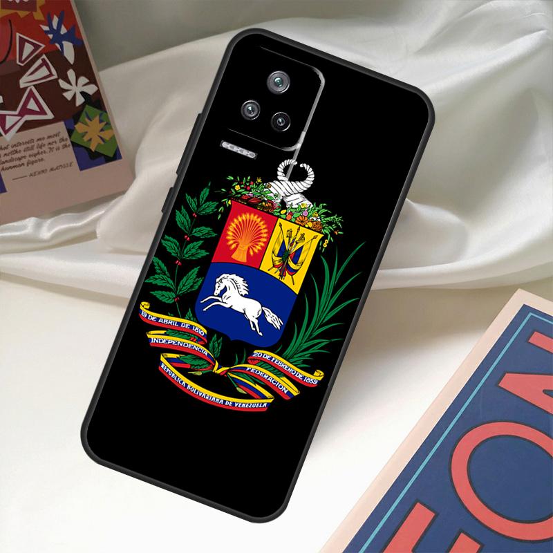 Venezuela Flag Coat Of Arms Case For Xiaomi 14 13 Ultra 12 Lite 11T 12T 13T Pro POCO M6 X3 X5 X6 Pro F3 F5 M5s Cover