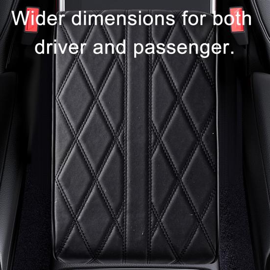 Car Armrest Box Pad Wear Resistant Scratch-proof Universal Soft Fabric Central Control Armrest Box Cover Car Accessories