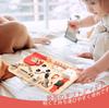 Potatomato Монтессори Бизиборд - Деревянная развивающая игрушка для возраста 3-4 года, Сенсорная игрушка для развития мелкой моторики при аутизме/СДВГ, Портативная, Унисекс, Отличный подарок,