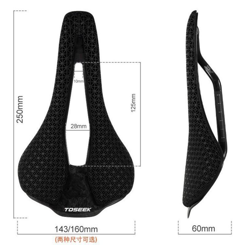 Ultra-light P10 3D Printed Carbon Fiber Bike Saddle Road Mountain Bicycle