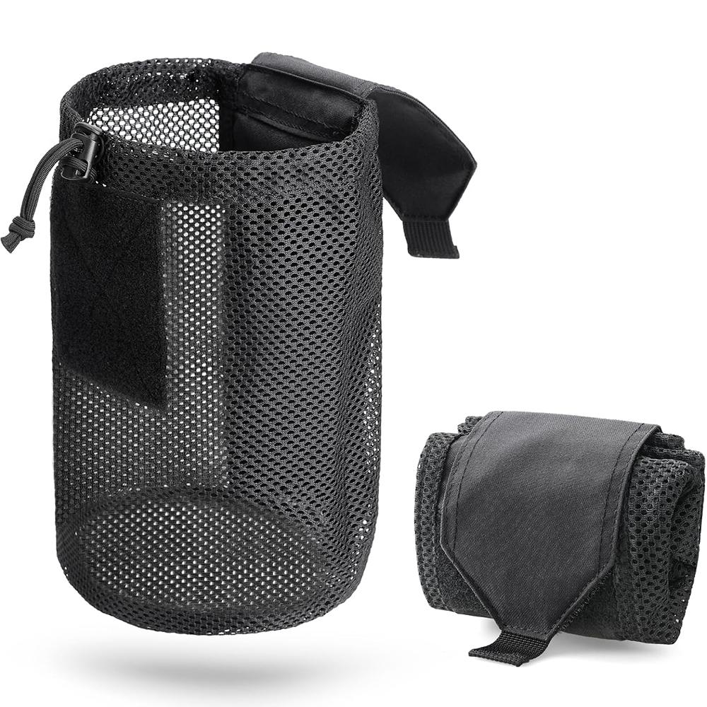 Тактический карман Molle Dump Pouch Outdoor Roll-Up Drawstring Magazine Utility Folding Belt Bag Mesh Folding Sport Hunting EDC Pocket
