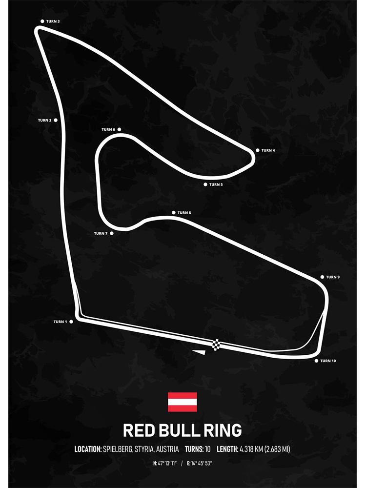 Гоночная трасса текстура F1 сезонный календарь 2023 плакаты настенная живопись с принтом картина на холсте для гостиной домашний декор
