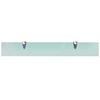 VidaXL Wall Shelves 2 Pcs Glass 70 X 10 Cm 8 Mm