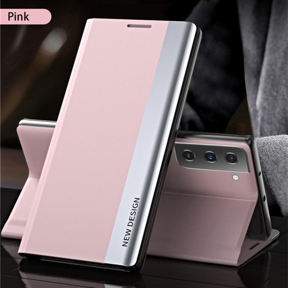 Магнитный кожаный чехол с покрытием для телефона A15 A35 A55 5G Stand Flip Samsung S25 S24 Plus S22 S23 FE Note 20 Cover