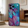 I-Переливающийся F-Перья Чехол для Телефона Для iPhone 17, 16,15,14,13,12,11 Plus,Pro Max, Другие Мягкий Черный Чехол