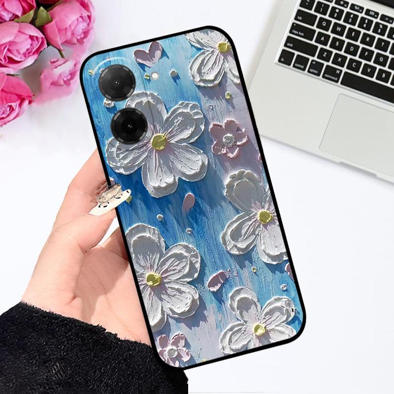 Для Redmi A5 4G Мягкий чехол для телефона 25028PC03G Милый мультяшный силиконовый ТПУ задняя крышка Чехол для Xiaomi Poco C71 4G Защитные Fundas