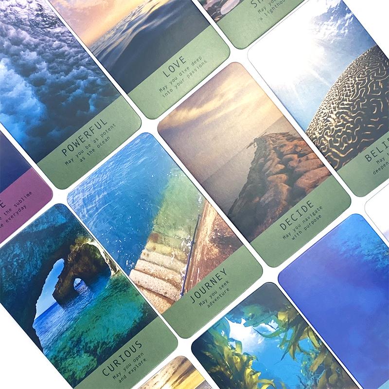 Sea Soul Journeys Oracle Card Tarot Prophecy Fate Divination Deck Family Party Board Game Beginners Cards Fortune Telling Game