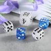 Набор акриловых игральных костей для нард с жемчужной отделкой для настольной игры, профессиональные акриловые игральные кости, набор кубиков для удвоения