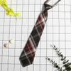 JK Маленький Галстук Женский Колледжный Стиль Ленивый Японский Клетка Форма Рубашка Галстук Студент Ins Мужской и Женский Короткие Стиль Бесплатно