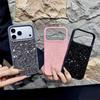 Роскошный Блестящий Чехол для Телефона с Блестками, Стразами и Пайетками, Однотонный, Для iPhone 17 Air 16 15 13 14 12 Pro Max, Ударопрочный Защитный Чехол