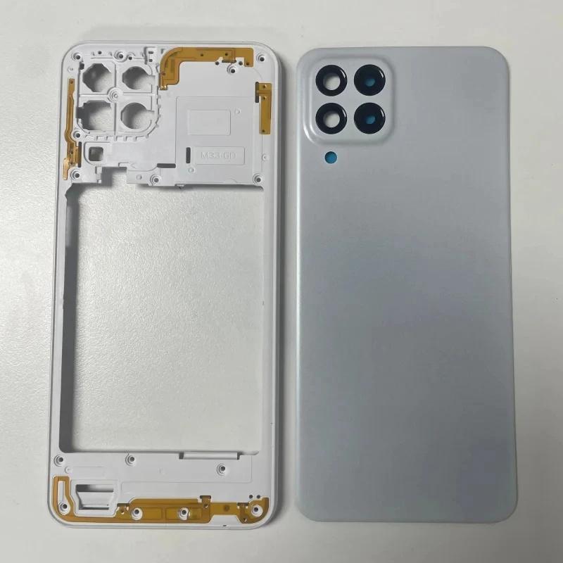 Replace Parts For Samsung Galaxy M33 5G m336b/M53 full housing middle frame battery back cover rear with camera lens