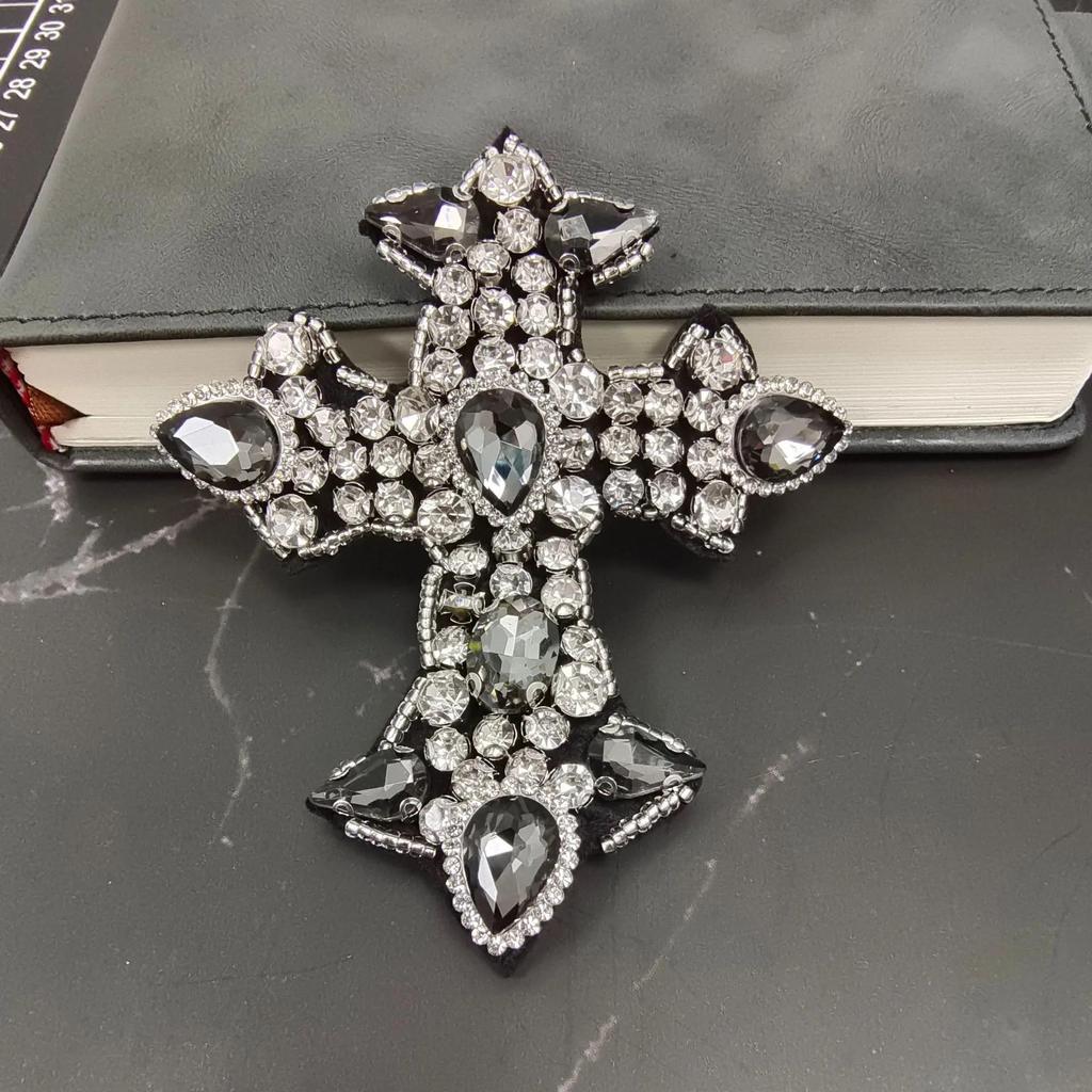 Модные нашивки со стразами и бисером для одежды, пришитые к значку Parch, аппликация, вышитые Parches