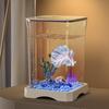 Compact Desktop Eco Fish Tank for Home and Office