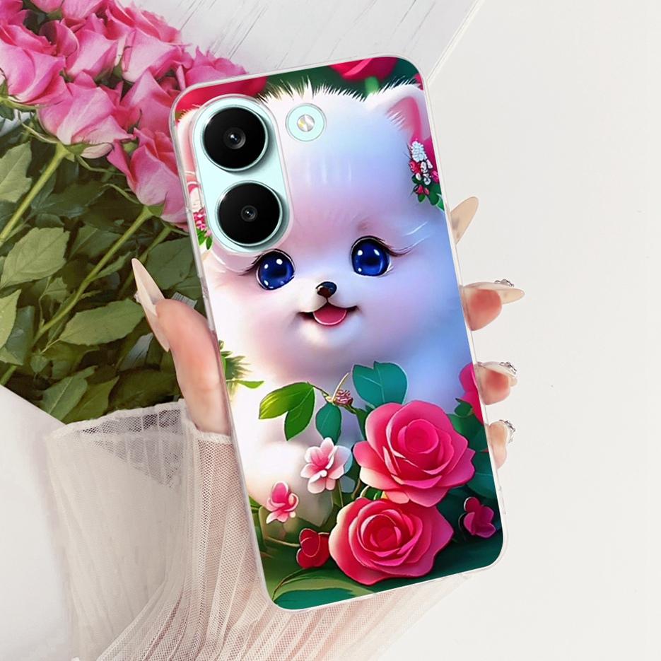Чехол для Xiaomi Poco X8 Pro 5G Милый Чехол с Рисунком Сердечка Мягкий Тонкий Чехол для Телефона Для Xiaomi Poco X8 Pro Max PocoX8 Pro 5G
